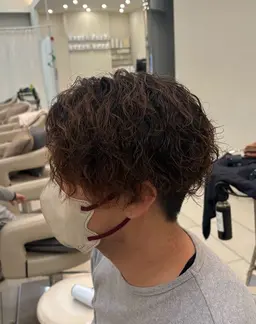 🥇早い者勝ち🥇メンズカット✖️似合わせパーマ✖️艶カラー✂︎