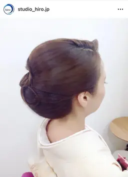 🍵【am7:00~8:30迄】和装ヘアセット¥3500