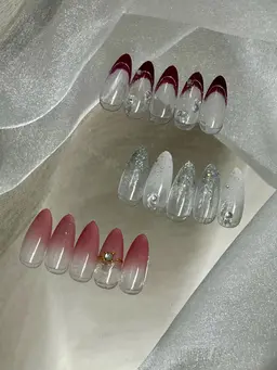 【オフ有り】長さだし10本(定額3500円デザイン)⚠️12月いっぱいまでの期間限定です！