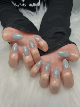 〈　hand nail   〉オフ無し　one color /  lame