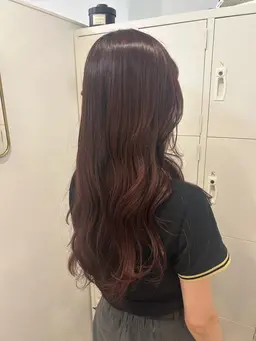 〖新規のメニュー〗cut＋one color＋hair pack🫧(簡単トリートメント付き)