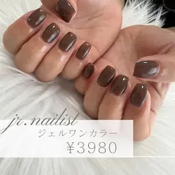 jr.ネイリストジェルワンカラー¥2980