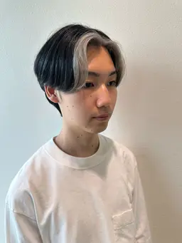 【メンズもデザインカラー♪🎨】フェイスフレーミング＋カット