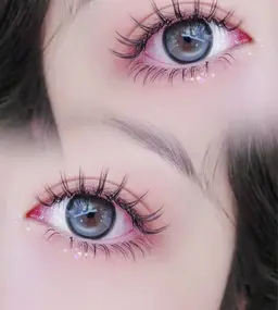 💖韓国アイドル束感マツエク】フラットラッシュ100本+下マツエク コーティング付き