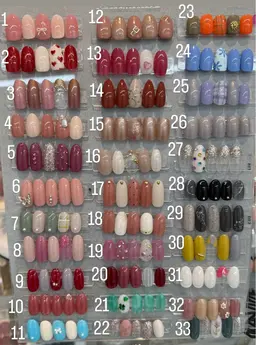オフなし💅🆕9月16日スタート！シンプルメニュー💓ご予約の際は、ご希望の【デザイン番号】をお伝えください♪