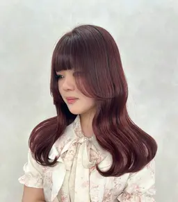 🌈ミニモ学割🌈ブリーチなしwカラー➕カットモデル(スタイルチェンジか5cm)