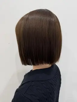 似合わせショートカット＋カラー（ブリーチなし、白髪染めOK）