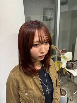 【補修ツヤトリートメント付き❗️】ブリーチ無し透明感カラー🫧