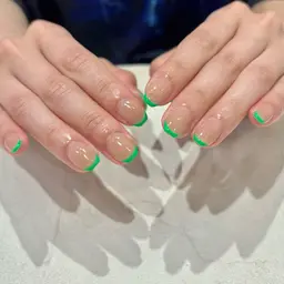 【オフあり】ハンド💅フレンチネイル［パラジェル変更可/センター南］