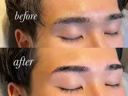 【✨美眉作成✨】眉毛wax脱毛+アイブロウパーマ