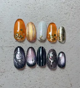 【オフあり】10月限定♪ハロウィンネイル🎃