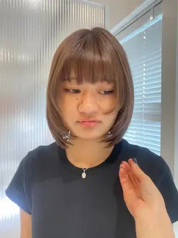 顔周りレイヤーボブ✂️💇🏻‍♀️(シャンプー➕ブロー込み)