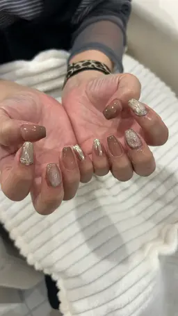 ハンド 10本チップ長さだし【サンプル】