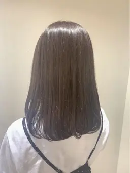 カット&ナチュラルストレートパーマ