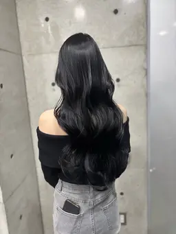 韓国式カット+カラー+Aujuaトリートメント🖤