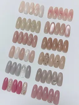 オフなし💅シンプルネイル🦋選べる定額デザイン