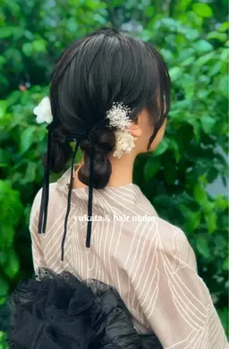 ヘアセット🎀 or 浴衣着付け👘　　　　　　　　　　　　　　　　　　　　⚠️こちら単品メニューになります⚠️