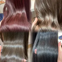 ミニモ限定🪽✨ケアカラー +髪質改善2stepトリートメント【超音波アイロン付】