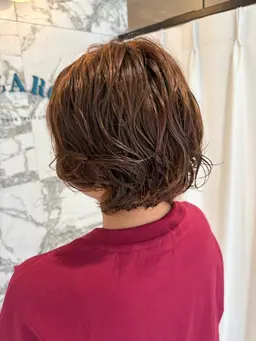 レディースパーマ+カット+口コミ投稿でトリートメントサービス