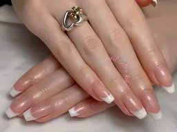 💖💖【ジェルオフ無料】フレンチ/マグネットフレンチ【ベース一色付】 ¥5480円->今だけ1980円