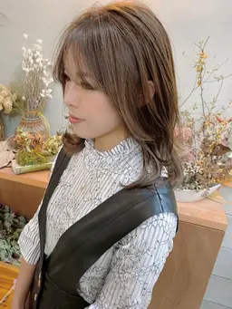 透明感カラー+トリートメントL ite