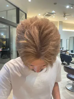メンズ様限定👦🏻🧡「ワンブリーチ＋カラー｣(メンズ用炭酸シャンプー付き🧴)