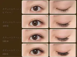 ボリュームラッシュ80束