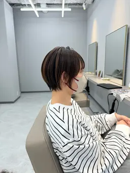 ✨10/12、10/13限定価格✨似合わせ小顔カット＋カラー（ショートカット/丸みショート/レイヤー/ボブ/北千住)