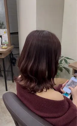 カラー➕髪質改善4stepトリートメント🫧頭皮洗浄付き