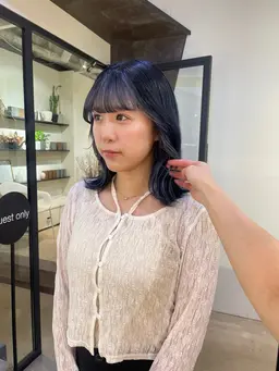 【ワンポイント☝🏻】ハーフデザインカラー+BYKALTE treatment.