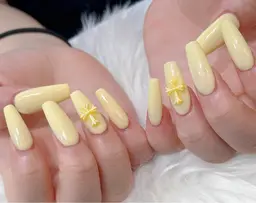 《オフケア込》チップ長さだし10本💎ワンカラーorラメグラ💎