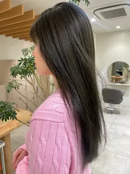 【サラツヤ髪】髪質改善酸性ストレート+Aujuaトリートメント
