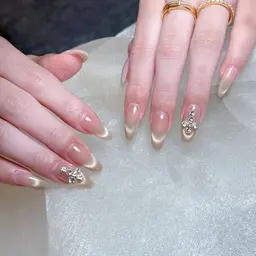 🧲マグネットフレンチ+パーツ2個付き💠