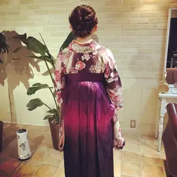 🌱袴の着付けのヘアセット🌱アップスタイル、ダウンスタイルどちらも可