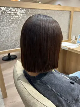 ✂️カット+酸性ストレート🌿‬
