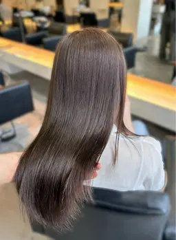 🩶ブリーチなしダブルカラー🩶イルミナカラー➕𝐀𝐮𝐣𝐮𝐚トリートメント