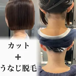 【ネープケア】 美容室でできるうなじ脱毛✨うなじの形をデザインし脱毛します🫧シェービング込/表参道