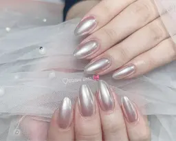 🎀チップ長さ出し🎀ミラーネイル(ベースカラー付き)