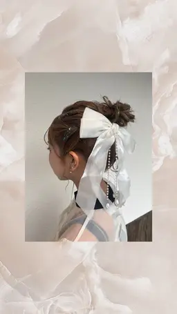 【特別な日のヘアスタイル♪】ヘアアレンジ