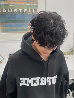 🌀men's初回限定🌀【ニュアンスパーマ】or【フェザーパーマ】内部補修トリートメント付き~メンズ限定~