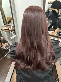 【💎予防美容・カラーのみ】選べるケアカラー＋エレクトロンケアトリートメント▷▷▷巻き仕上げ🍒🩷