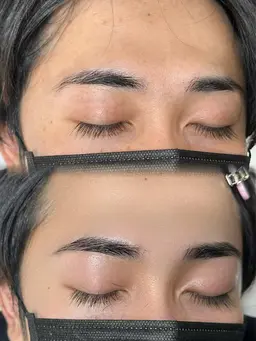 眉毛WAXスタイリング