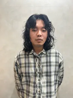 【U-25】ボブ,ミディアムパーマ&3stepトリートメント