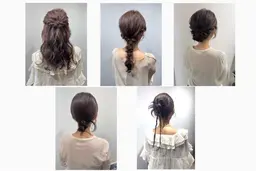 5種類から選べるヘアセット🎀✨