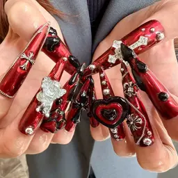 【長さ出し・スカルプ✝️1枚MAX/180分】持ち込みデザイン・韓国パーツ付け放題¥16980