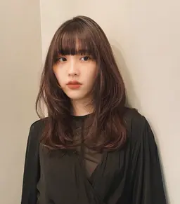 艶カラー✖️顔まわりレイヤーカット