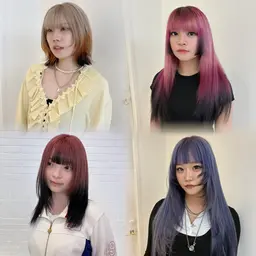 【オーダーメイド🌈】デザインカラー🩰ケアブリーチ+全体カラー+お好きなデザイン+ケアトリートメント