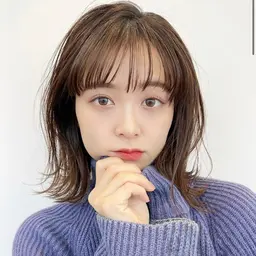 🌈周りと差がつく🔥カット+天使の艶カラー✨【長めレイヤーボブミディ🌈】結べる韓国ボブミディ❤︎特別価格