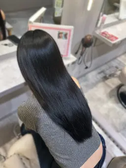 𓊆ྀི 🏫最新ダメージレス艶カラー🤍黒髪戻し ➕マーブ🫧𓊇ྀི