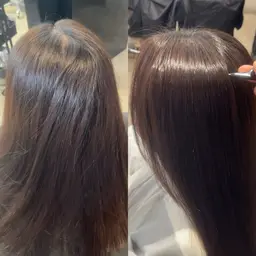 👑髪質改善酸性ストレート+Aujua Tr👑